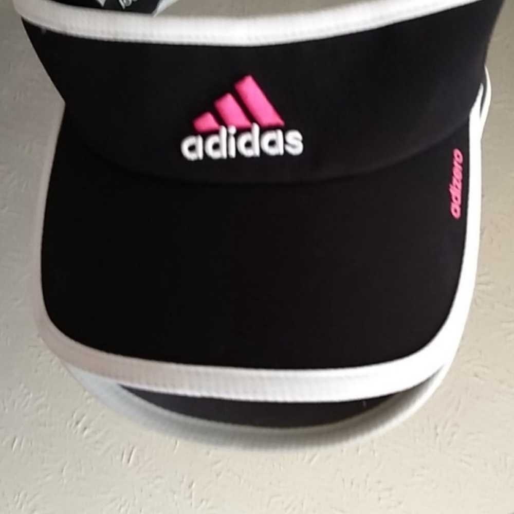 Adidas Black & Pink Visor